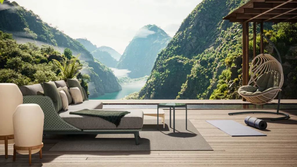 luxury outdoor deep seating sofas